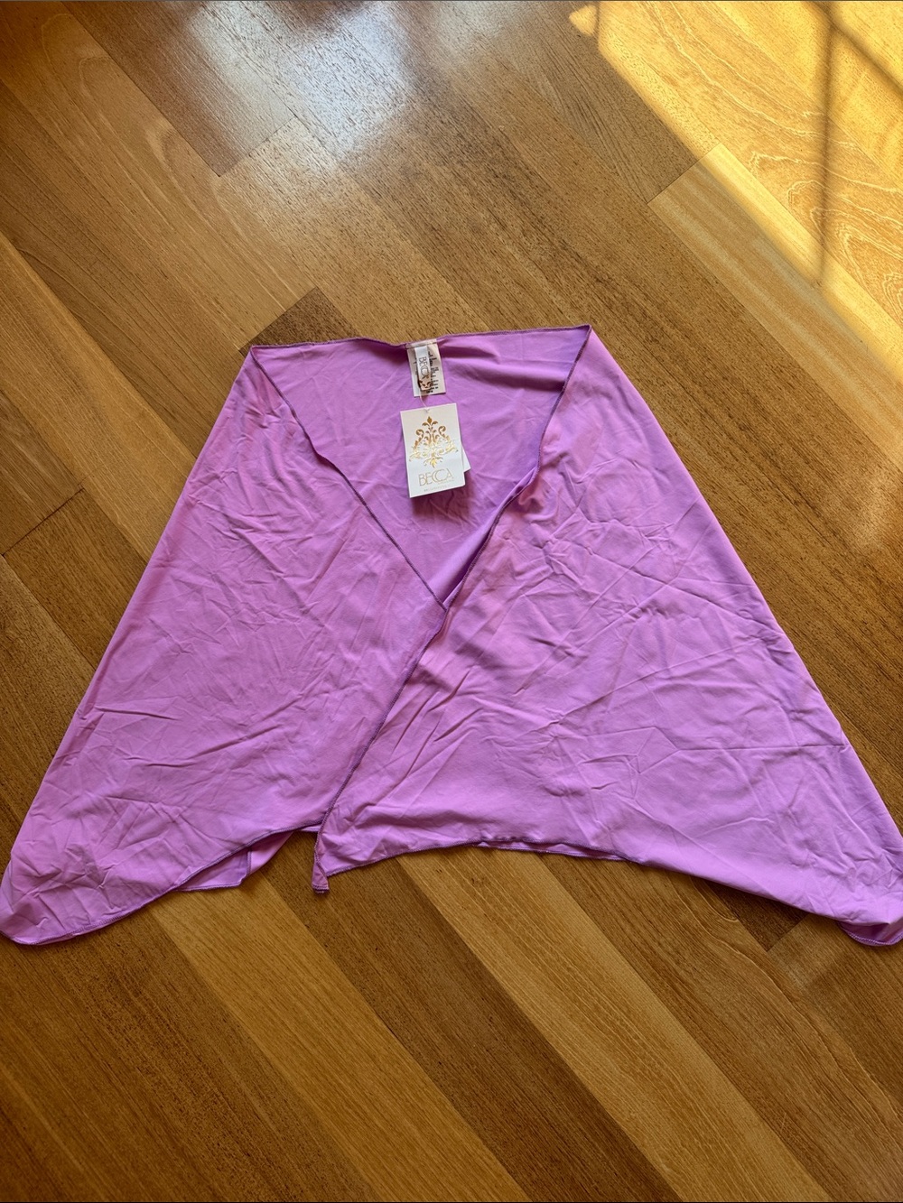 Lilac Wrap Sarong with Tag